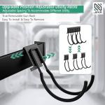 JWX Garage Pegboard Tool Organizer Free Standing, Organizer Storage Rack with 21 Pegboard Storage Set Max 300 lbs Super Heavy Duty Garden Tool Hanger Rack for Ski Gears, Broom, Shovel Yard Tools