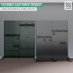 JWX Garage Pegboard Tool Organizer Free Standing, Organizer Storage Rack with 21 Pegboard Storage Set Max 300 lbs Super Heavy Duty Garden Tool Hanger Rack for Ski Gears, Broom, Shovel Yard Tools