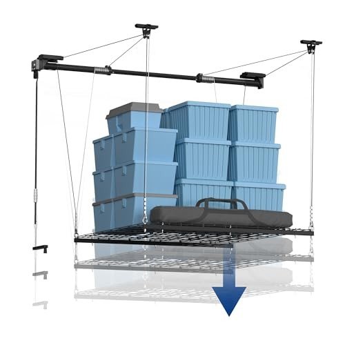 Ceiling-mounted racks