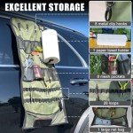 Camping Hanging Organizer - AYAMAYA Tent Organizer for Inside with Campsite Storage Straps & Mesh Pockets & Hanging Hooks for Camping, RV Camper, Picnic, One-Piece Storage Bag Multiple Can Be Spliced