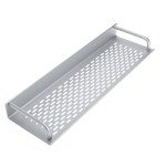 dophee 40cm Shower Caddy, Rectangle Aluminum Bathroom Shower Organizers Bath Kitchen Spice Rack Holder Wall Mounted Rack Shelves Space Storage Organizer Accessories for Bathroom Restroom