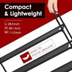 Sakugi Shoe Rack with Non-Woven Fabric - 3-Tier Shoe Organizer for Closet, Garage, Corridor & Entryway, Sturdy and Stackable, X-Large, Black