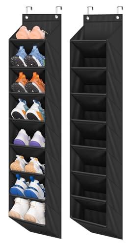 Over-the-door shoe holders