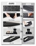 SUPENUIN Extra Large Boot Tray 48 Inch Boot Storage Heavy Duty Rubber Mats for Floor Waterproof Boot Mat Tray for Entryway Multi Use Shoe Rug 16x47.5 Inches