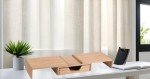DDYURI Monitor Stand Rier - Computer Riser with Storage Drawer for Office Supplies - Wood Desktop Organizer Shelves with Adjustable Length Angle - Desk Organizer Tray Rack for Laptop (YPJ3T-LT)