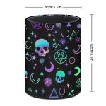 XUWU Magic Skull Pen Holder Pencil Organizer Cute Pencil Cup Desk Decor Makeup Brush Holder PU Multifunctional Office Suppliesfor Home Classroom School