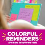 Post-it Pop-up Notes Dispenser, 3 in x 3 in, Black Base Clear Top, 6-Pack