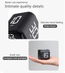 Teknoluzor Digital Cube Pomodoro Timer Desk Rechargeable Productivity Timer 5/10/30/60min & Custom Countdown, Vibration & Adjustable Sound Alarm,for Task Work Kitchen ADHD Kids Studying (White)