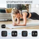 Rotating Pomodoro Timer 5, 25, 10 50 Minutes Preset, Desk Productivity Flip Timer, ADHD Tool Cube Countdown Stopwatch, Vibration/High/Low Volume/Custom Modes, for Work, Study, Back to School, Kitchen