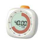 Visual Timer for Kids - 60 Minute Digital Night Vision Countdown Timer Visual for Classroom, Homework, ADHD, and Time Management Tool (White)