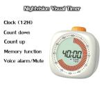 Visual Timer for Kids - 60 Minute Digital Night Vision Countdown Timer Visual for Classroom, Homework, ADHD, and Time Management Tool (White)