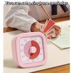 Visual Timer for Kids,Time Timer Home - 60 Minute Kids Visual Timer, Timer for Classroom Home Office, Countdown Clock for Teaching Work Meeting, Pomodoro Timer for Time Management (Avocado Green)