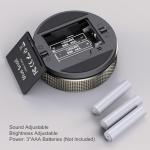 BlueSnail Kitchen Timer, Productivity Timer with LED Digital Display, Smart Timer for Home Classroom Gym Office, Volume and Brightness Adjustable Efficana Timer (Guncolor)