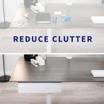 VIVO 16 inch Under Desk Slide Out Drawer Without Shell, Home Office Storage Organizer, White, DESK-AC03A-W