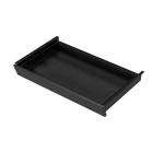 Stand Up Desk Store Add-On Office Sliding Under-Desk Drawer Storage Organizer for Standing Desks | Requires 14" of Front to Back Clearance Beneath Desks and Tables (Black)