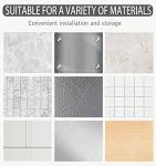 ShellKingdom 2 Pack Under Desk Drawer Organizers, Slide-Out Under Mount Storage Drawer for Pencil Office Organizer, Suitable for Office/Home/Kitchen/School (White)