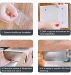 ShellKingdom 2 Pack Under Desk Drawer Organizers, Slide-Out Under Mount Storage Drawer for Pencil Office Organizer, Suitable for Office/Home/Kitchen/School (White)