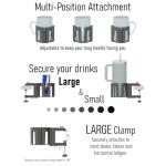 Cup-Holster - The Best Anti-Spill Cup Holder for Your Desk or Table