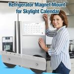GUSUCIN Magnet Mount for Skylight Calendar 15 inch Digital Calendar– No Punch Magnetic Wall Mount for Skylight Calendar, Refrigerator Mount for Skylight Calendar, Accessories for Skylight Calendar