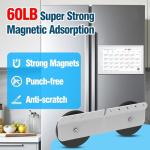 GUSUCIN Magnet Mount for Skylight Calendar 15 inch Digital Calendar– No Punch Magnetic Wall Mount for Skylight Calendar, Refrigerator Mount for Skylight Calendar, Accessories for Skylight Calendar