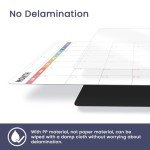 ALEZEL Magnetic Dry Erase Refrigerator Calendar, Vertical Monthly Calendar Whiteboard for Fridge, Includes Fridge Calendar & 2 List White Boards, 4 Markers + Eraser