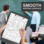 Sooez Clipboard with Storage, High Capacity Nursing Clip Board 8.5 x 11 with Pen Holder & Low Profile Clip, Plastic Clipboards Case Box, Teacher Must Haves School Office Supplies,Letter Size/ A4