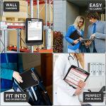 Sooez Clipboard with Storage, High Capacity Nursing Clip Board 8.5 x 11 with Pen Holder & Low Profile Clip, Plastic Clipboards Case Box, Teacher Must Haves School Office Supplies,Letter Size/ A4