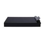 Saunders Metal Clipboard with Storage, Dual Storage Nursing, Letter Size Heavy Duty Contractor with High Capacity Clip and Self Locking Latch, Black, Proudly Made in USA