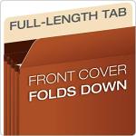 Pendaflex Expanding Accordion File Pockets, Extra Durable, Expands 3.5", Letter Size, Reinforced with Dupont Tyvek Material, 10/Box (15421), Brown