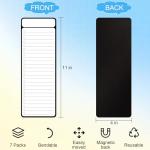 7 PCS Magnetic Dry Erase to Do List White Board 4”x11”, Multifunctional Weekly Dry Erase Board, Weekly Planner White Board Chore Chart Magnetic, Dry Erase Planner Magnetic to Do List for Refrigerator