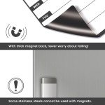 ALEZEL Weekly Dry Erase Board for Fridge, Magnetic Meal Planner Whiteboard Set - Includes Weekly Calendar for Refrigerator & 2 to Do List White Boards, 3 Markers + Eraser