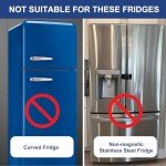 2 Pcs Acrylic Magnetic Dry Erase Board for Fridge, 12"X8" Clear Magnetic to Do List White Board, Acrylic Dry Erase to Do List for Refrigerator, Magnet Whiteboard with 6 Markers