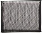 U Brands Mesh Steel Desktop Hanging File Holder, Letter Size, 12.4" x 9.53" x 5.5", Black - 457U00-06