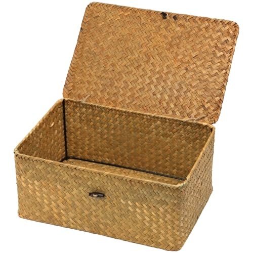 Woven Baskets with Lids