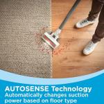 BLACK+DECKER POWERSERIES+ 20V MAX Cordless Stick Vacuum Cleaner with LED Floor Lights, Lightweight, Multi-Surface (BHFEA520J) , Gray