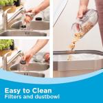 BLACK+DECKER POWERSERIES+ 20V MAX Cordless Stick Vacuum Cleaner with LED Floor Lights, Lightweight, Multi-Surface (BHFEA520J) , Gray