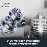 Eureka RapidClean Pro Cordless Vacuum Cleaner, Vacuum Cleaner for Home Rechargeable, Lightweight Stick Vacuum for Hardwood and Pet Hair, Blue, NEC280TL