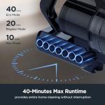 Eureka RapidClean Pro Cordless Vacuum Cleaner, Vacuum Cleaner for Home Rechargeable, Lightweight Stick Vacuum for Hardwood and Pet Hair, Blue, NEC280TL