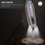 AYONTIN Cordless Handheld Vacuum, Lightweight Portable Hand Vacuum Cleaner with LED Light,Rechargeable Hand Held Vacuum with Charging Dock, Powerful Suction for Office, Home,Car,Gray