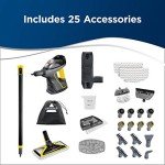 BISSELL Power Steamer Heavy Duty 3-in-1 Steam Mop and Handheld SteamShot for Indoor and Outdoor Use:Garage, Workshop, Auto, Boat, Recreational Vehicles; Windows,Outdoor Furniture and Decks,Black,2685A