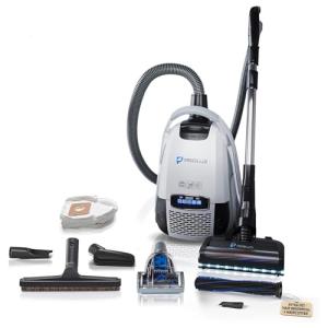 Prolux Phantom Canister PET Vacuum Cleaner, Wessel Werk EBK250 Power Nozzle, Quick Clean, Lightweight, HEPA Filter, Adjustable Suction, Cleans All Surfaces