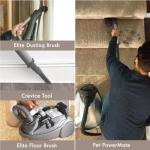 Kenmore Elite 81714 Pet Friendly Ultra Plush Lightweight Bagged Canister Vacuum with Pet PowerMate, HEPA, Extended Telescoping Wand, Retractable Cord, and 3 Cleaning Tools-Champagne