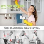 DAESUNG Electric Spin Scrubber, 2025 New Bathroom Scrubber Electric with 6 Replaceable Heads, LED Display, Electric Scrubbers for Cleaning Bathroom, Shower, Grout, Sink