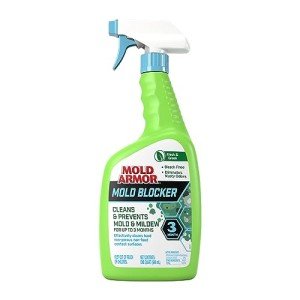 MOLD ARMOR Mold Blocker Spray, 32 oz., Fresh & Clean Scent, Cleans & Prevents Mold & Mildew for up to 3 Months, Effectively Eliminates Musty Odors, Bleach Free