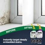 RMR Brands Complete Mold Killer & Stain Remover Bundle - Mold and Mildew Prevention Kit, Disinfectant Spray, Includes 2-32 Ounce Bottles