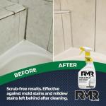 RMR - Tub and Tile Cleaner, Mold & Mildew Stain Remover, Industrial-Strength, No-Scrub Foam Cleaner, Modern Orchard Scent, 30 Fl Oz