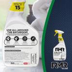 RMR - Tub and Tile Cleaner, Mold & Mildew Stain Remover, Industrial-Strength, No-Scrub Foam Cleaner, Modern Orchard Scent, 30 Fl Oz