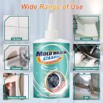 HIHWEM Mold Remover Gel Household Mold Mildew Cleaner for Washing Machine Sealant Tiles Grout Bathroom Cleaning Home Kitchen Sinks Cleaning (10 FL OZ)