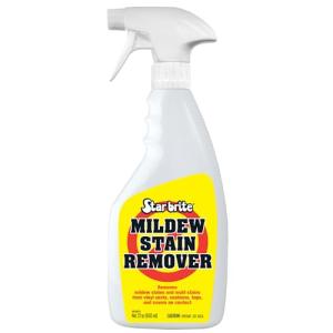 STAR BRITE Mold Stain & Mildew Stain Remover + Cleaner – Lifts Dirt & Removes Mildew Stains on Contact - 22 OZ Spray, clear (085616SS)