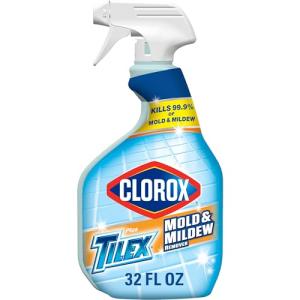 Clorox Plus Tilex Mold and Mildew Remover, Spray Bottle, 32 Ounce (Package May Vary)
